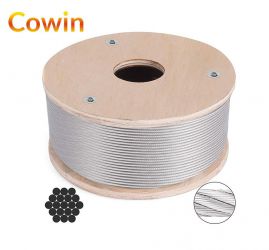 1X19 Stainless Steel Wire Rope (AISI 304, 316)