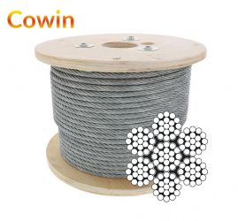 7x19 Stainless Steel Wire Rope ( AISI 304, 316)